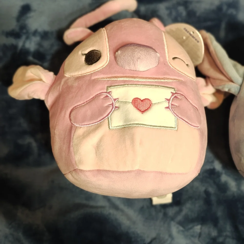 Angel And Stitch Valentine's Fluffy Toys.
